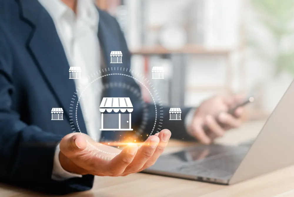 Franchise-Gesch&auml;ftskonzept. Franchise-Fahrzeug-Leasing in globaler Netzwerkanbindung